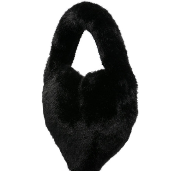 Blumarine Black Faux Fur Handbag - Picture 3 of 11